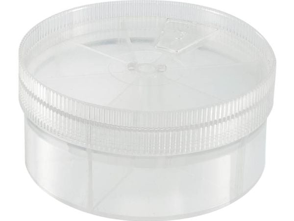 TRU COMPONENTS sortimentsboks (Ø x H) 92 mm x 43,5 mm antall rom: 7 variabel inndeling innhold 1 stk