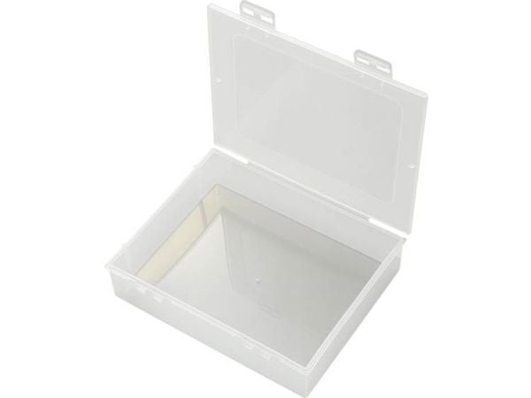TRU COMPONENTS E-112 Sortimentskasse (L x B x K) 191 x 157 x 47 mm Antal fag: 1 Fast underopdeling 1 stk