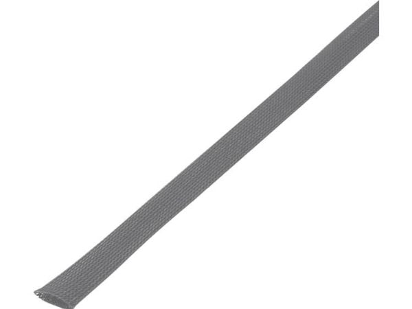 TRU COMPONENTS 1568188 CBBOX3550-GY Strømpeflexslange Grå PET 30 til 37 mm 5 m 5 m