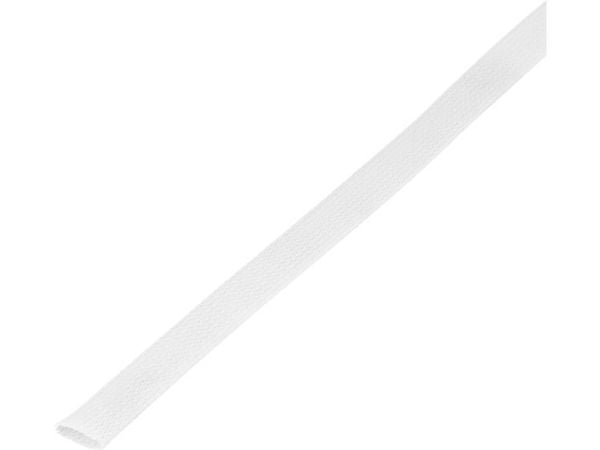 TRU COMPONENTS 1568190 CBBOX3037-WT Taipuisa letku Valkoinen PET 30 - 37 mm 5 m 5 m