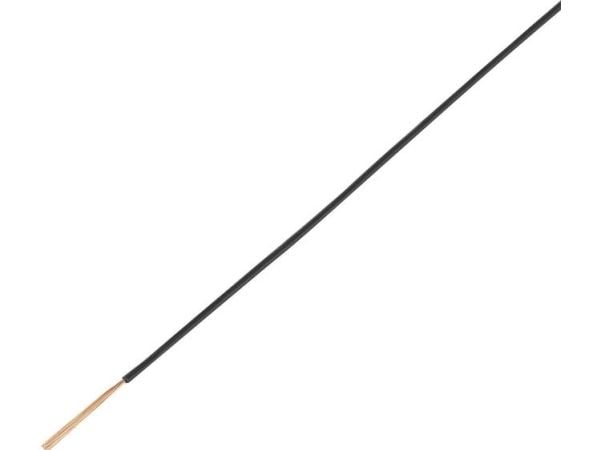 TRU COMPONENTS 1568629 Ajoneuvokaapeli FLRY-A 1 x 0,35 mm² Musta 50 m
