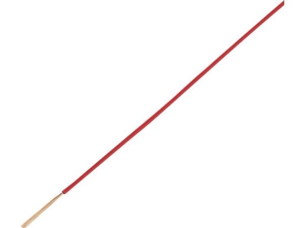 TRU COMPONENTS 1568670 Fordonskabel FLRY-B 1 x 0,35 mm² Röd 50 m