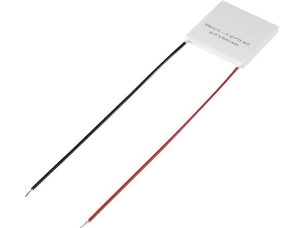 TRU COMPONENTS TEC1-127040 Peltier-element 15,4 V/DC 4 A 33,4 W, 40 x 40 x 3,9 mm