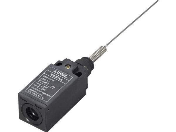 TRU COMPONENTS XZ-9/106 endestoppbryter 250 V AC 10 A fjærstang, trykkende, IP65 (1 stk)