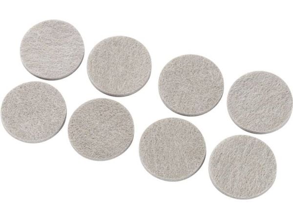 TRU COMPONENTS FP3805BN Filtputer Selvklebende, runde, grå (Ø x H) 38 mm x 5 mm 8 stk