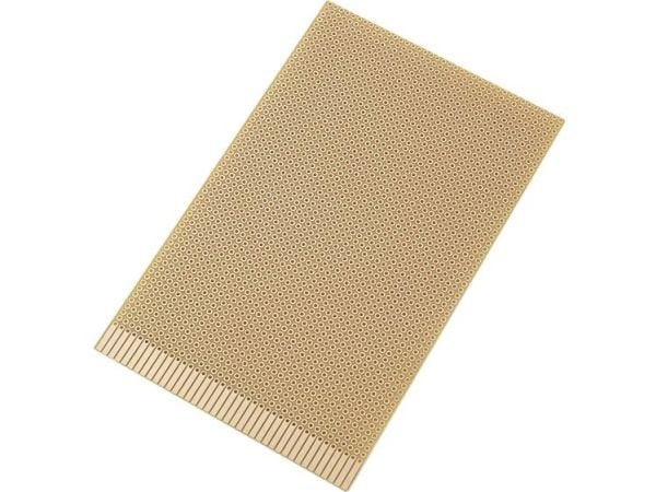 TRU COMPONENTS SU527661 europrintkort hardt papir (L x B) 16 cm x 10 cm 35 µm rutenettmål 2,54 mm 1 stk.