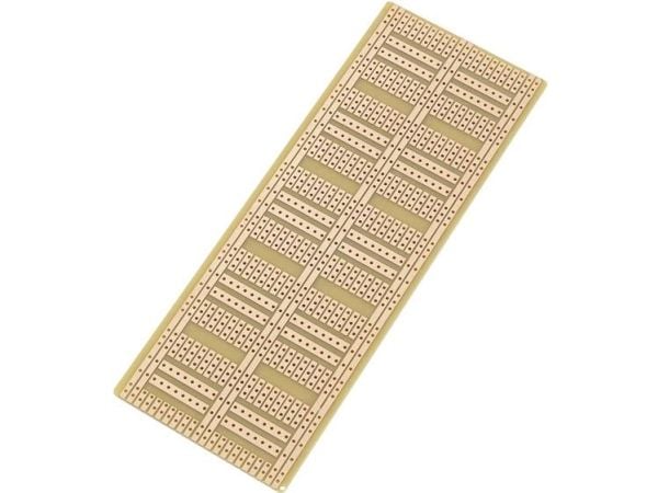 TRU COMPONENTS SU527181 kretskort, hardt papir (L x B) 60 x 160 mm, 35 µm, rutenett 2,54 mm, 1 stk