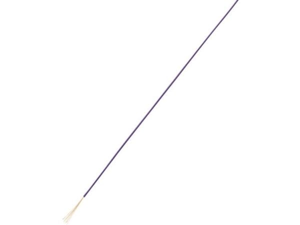 TRU COMPONENTS 1570365 LiFY-tråd 1 x 0,50 mm² Violet 100 m