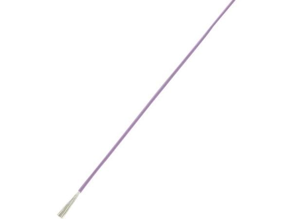TRU COMPONENTS 1570908 Wire LiY 1 x 0,14 mm² Violett 25 m