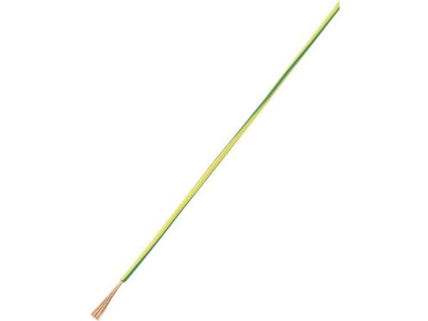 TRU COMPONENTS 1571022 Johdin LiFY 1 x 0,75 mm² vihreä, keltainen 100 m