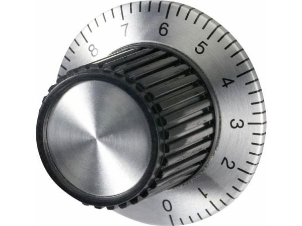 TRU KOMPONENTIT Hienosäätöasteikko Alumiini (anodisoitu) (Ø x K) 37 mm x 23,3 mm 1 kpl 1 kpl