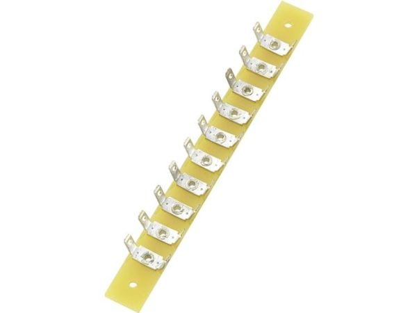 TRU COMPONENTS loddeliste enkeltrekk 10 poler epoksy 100 x 10 x 1,6 mm 1 stk TRU COMPONENTS loddeliste enkeltrekk 10 poler epoksy 100 x 10 x 1,6 mm 1 stk