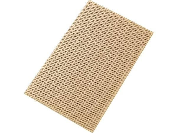 TRU COMPONENTS SU527453 Europrint-kort hardt papir 16 x 10 cm 35 µm rutenett 2,54 mm (1 stk)
