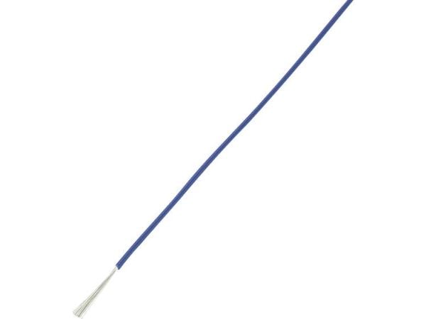 TRU COMPONENTS 1571385 kabel LiY 1 x 1 mm² blå 10 m
