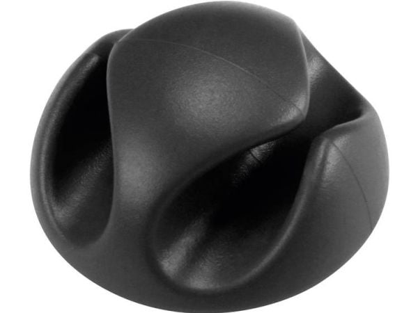 TRU COMPONENTS Kaapelipidike Itsekiinnittyvä 558364 Nippu-Ø-alue 8 mm (max) Musta 6 kpl