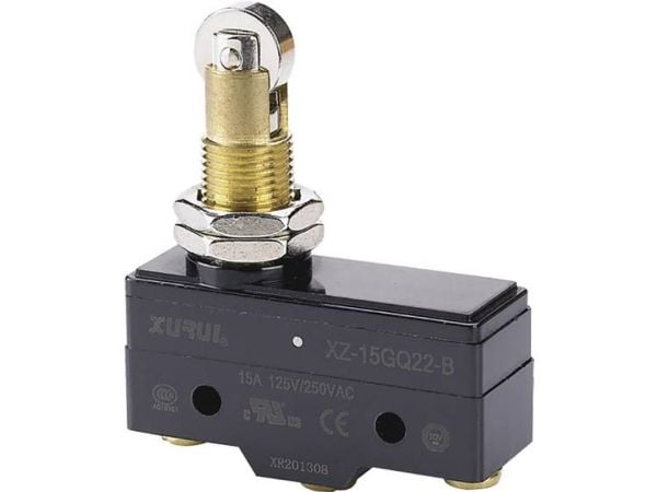 TRU COMPONENTS 1426622 Mikrokontakt XZ-15GQ22-B 250 V/AC 15 A 1 x On/(On) Tastende 1 stk