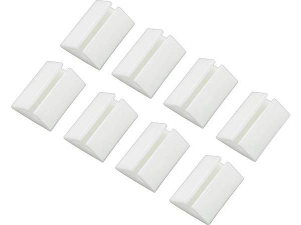 TRU COMPONENTS kabelhållare självhäftande 1571994, bunt-Ø 2,50–3,50 mm vit, 8 st