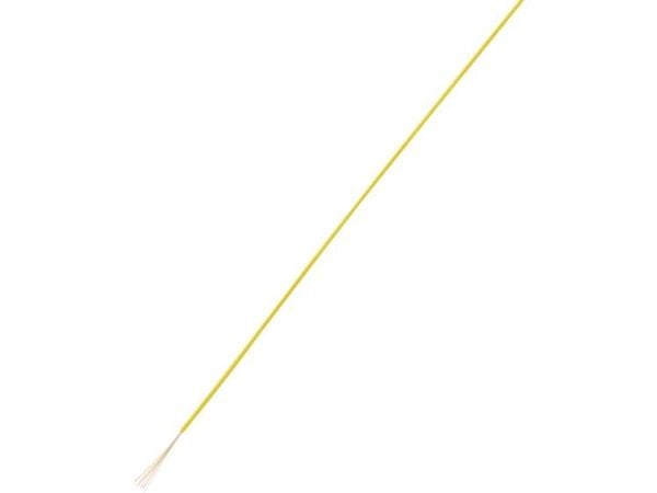TRU COMPONENTS 1572463 Johdin LiFY 1 x 0,25 mm² Keltainen 10 m