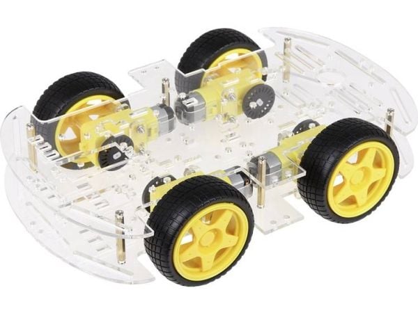 Joy-it robot Auto Kit 4WD Robot03 robotchassi, variant: byggsats