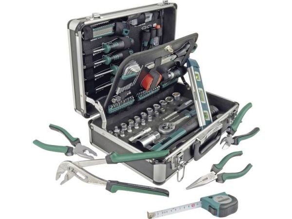 Brüder Mannesmann M29067 verktøykoffert for hobby/småjobber 90 deler (L x B x H) 370 x 135 x 265 mm
