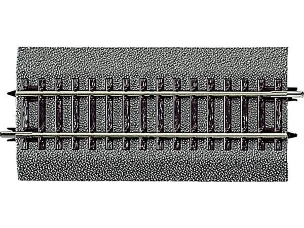 H0 RocoLine (med pukk) 42511 rett diagonal 119 mm, 6 stk