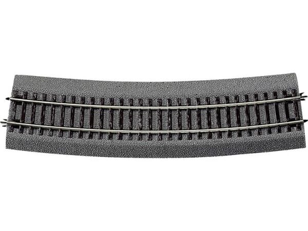 H0 RocoLine (med ballast) 42527 buet spor, 6 stk
