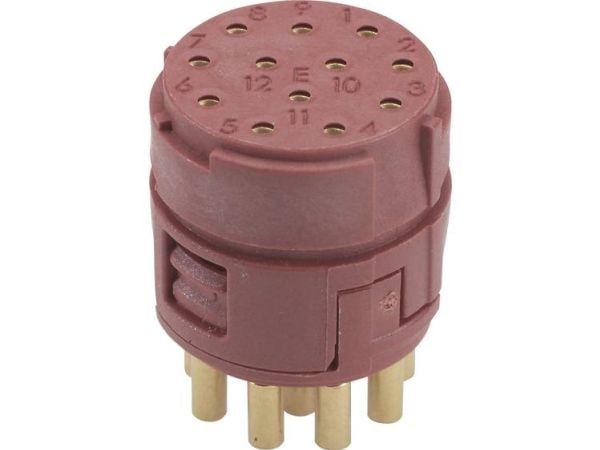 Lapp EPIC SIGNAL M23, Rett, Hunkjønn, 100 V, 7 A, Brun, Metall