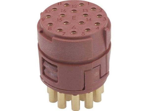 Lapp EPIC SIGNAL M23, Rett, Hunkjønn, 100 V, 7 A, Brun, Metall