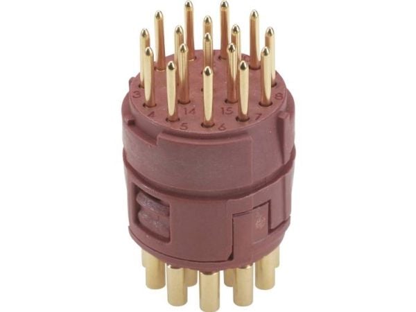 Lapp EPIC SIGNAL M23, Rett, Hankjønn/hunkjønn, 50 V, 7 A, Brun, Metall
