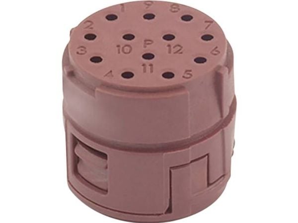 Lapp EPIC SIGNAL M23, Rett, Hunkjønn, 100 V, 4 A, Brun, Metall