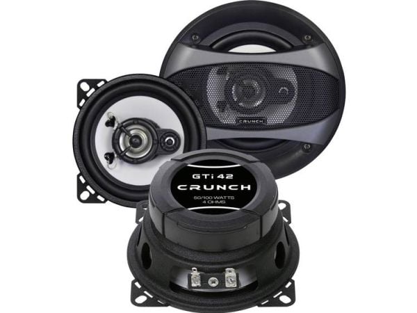Crunch GTI-42 3-veis triaxial innbyggingshøyttaler 100 W – 1 par