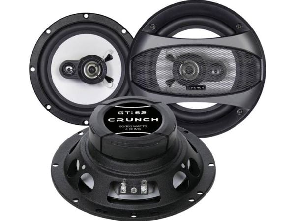 Crunch GTI-62 innbyggingshøyttaler 3-veis triaxial 180 W (1 par)