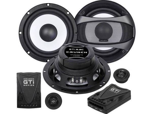 Crunch GTi6.2C, 2-veis, 200 W, 100 W, 4 O, Polypropylen, 5,7 cm