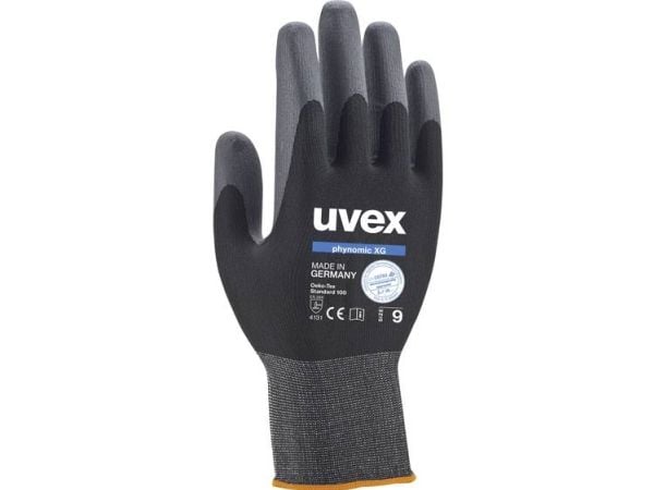 Uvex 6007011, Sort, Voksen, Voksen, Unisex, 1 stykker, Elastan, Polyamid