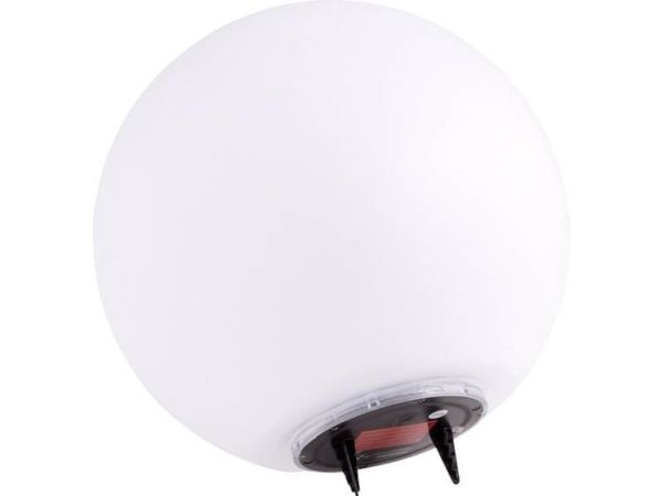 Heitronic 35421 boule solcellsdekorationsljus – klot-LED (RGB) – inbyggd 0,2 W – vit