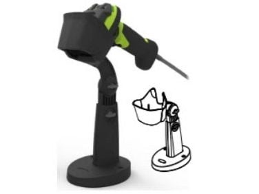 Zebra - Strekkodeskannerholder - skumringssvart - for Digital Scanner DS3608; Zebra DS3608, DS3678