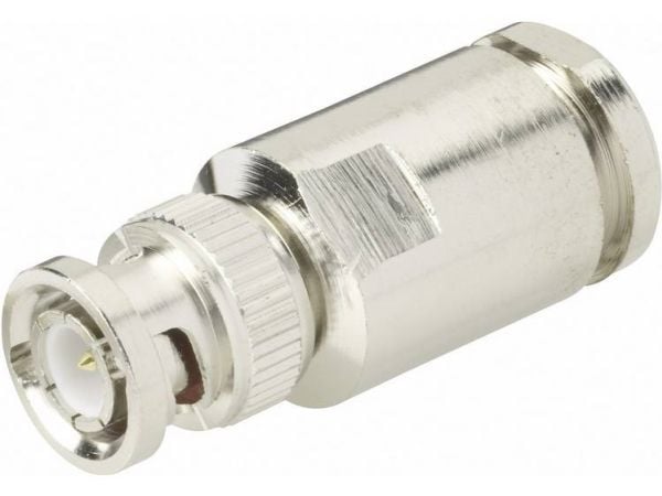 TRU COMPONENTS 1579279 BNC-liitin Pistoke, suora 50 Ω 1 kpl
