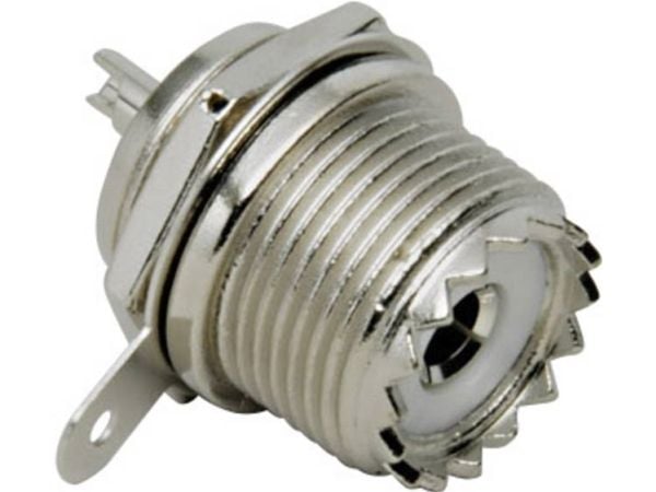 TRU COMPONENTS 1579410 UHF-liitin Liitäntä, uppoasennus pystysuoraan 50 Ω 1 kpl
