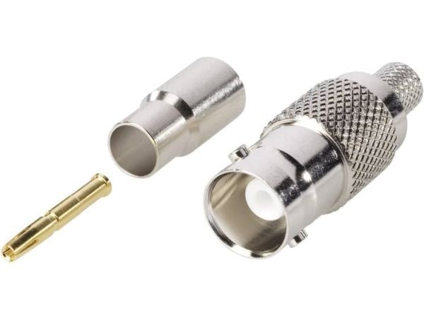 TRU COMPONENTS 1579453 BNC-liitin Liitäntä, suora 50 Ω 1 kpl