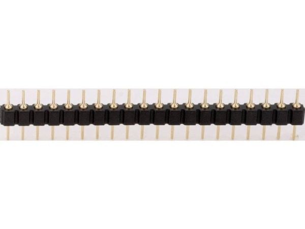 TRU COMPONENTS stiftlist (precision) antal rader: 1 poler per rad: 20 1580906 1 st