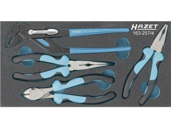 HAZET 163-257/4, Pihtisetti, musta, Sininen