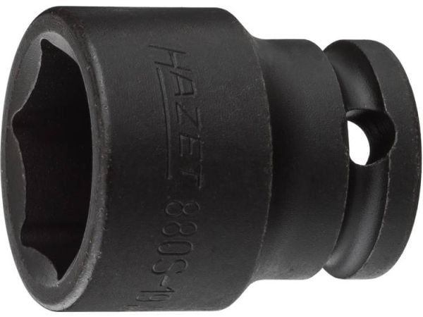 HAZET 880S-19, Kraftpipe, Sort, 1 hoder, 3/8", Imperisk, 19 mm