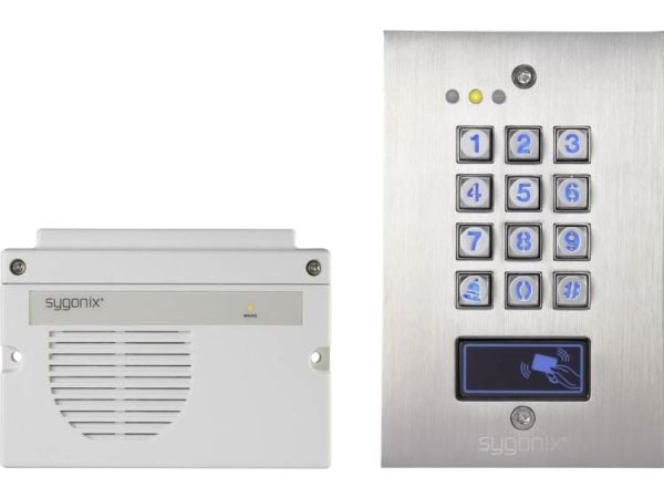Sygonix 1582021 Kodelås Planforsænket IP66 med belyst tastatur, med separat analyseenhed