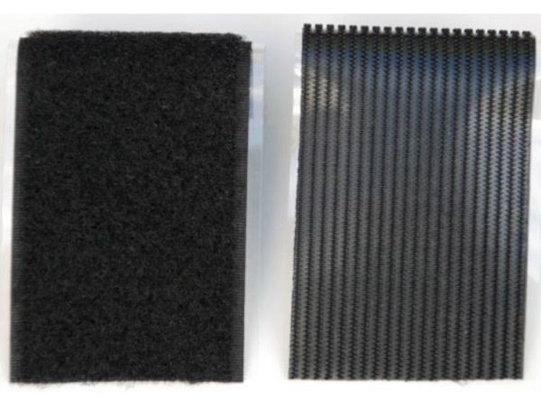 TRU COMPONENTS 730-330-2-Pussivyö liimausta varten Vyönauha staattinen silmukkaosa, erittäin vahva (L x S) 100 mm x 50 mm 1 pari