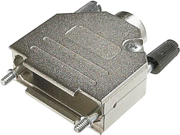 TRU COMPONENTS TC-AMET-09 RS-203 D-SUB-kabinett Poltall: 9 180° 1 stk