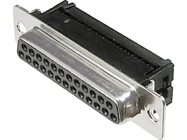 TRU COMPONENTS TC-A-DFF 09LPIII/Z-203 1586448 D-SUB stiftliste, poltall: 9, skjæreklemme, 1 stk