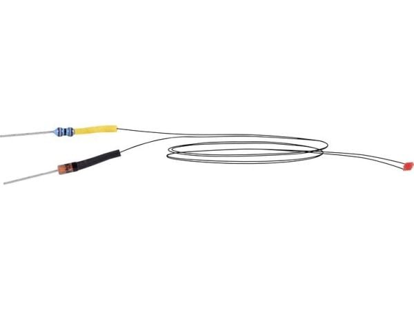 Viessmann 3563 LEDer med kabler Rød 1 stk