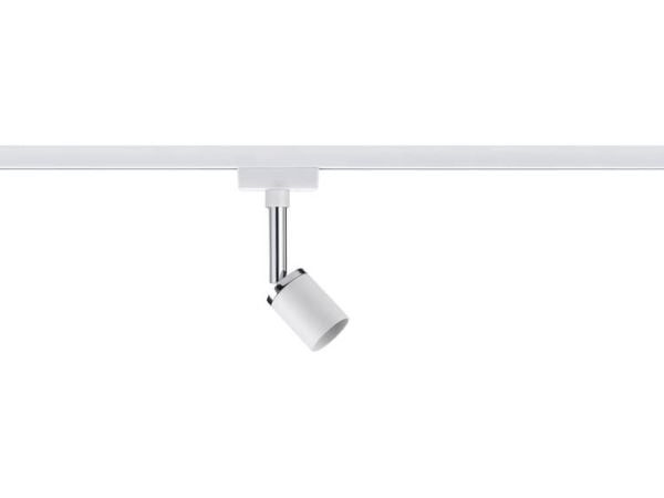 Paulmann 953.33, Spotlight på skinne, GU10, 0 ampuller, 230 V, Kromfarget, Hvit