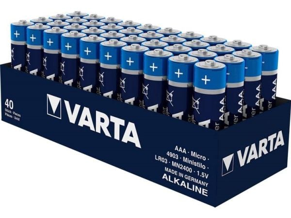 Varta Longlife Power 4903 - Batteri 40 x AAA / LR03 - Alkalisk
