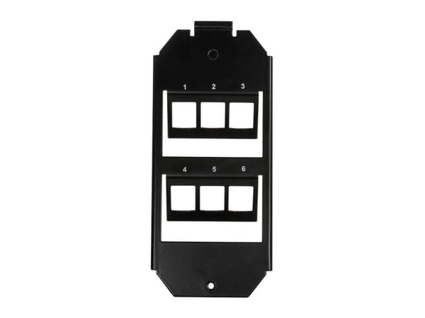 LogiLink NK4060, Musta, SPCC, Tavanomainen, Mikä tahansa tuotemerkki, Kiiltävä, Keystone-moduuli